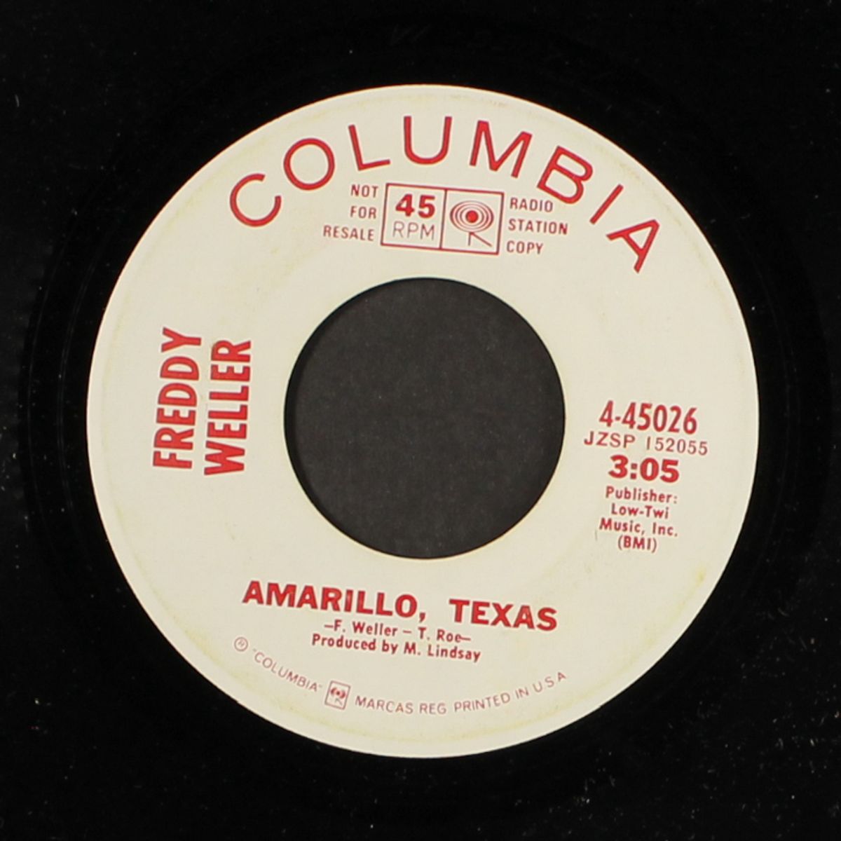 down in the boondocks / amarillo, texas by FREDDY WELLER