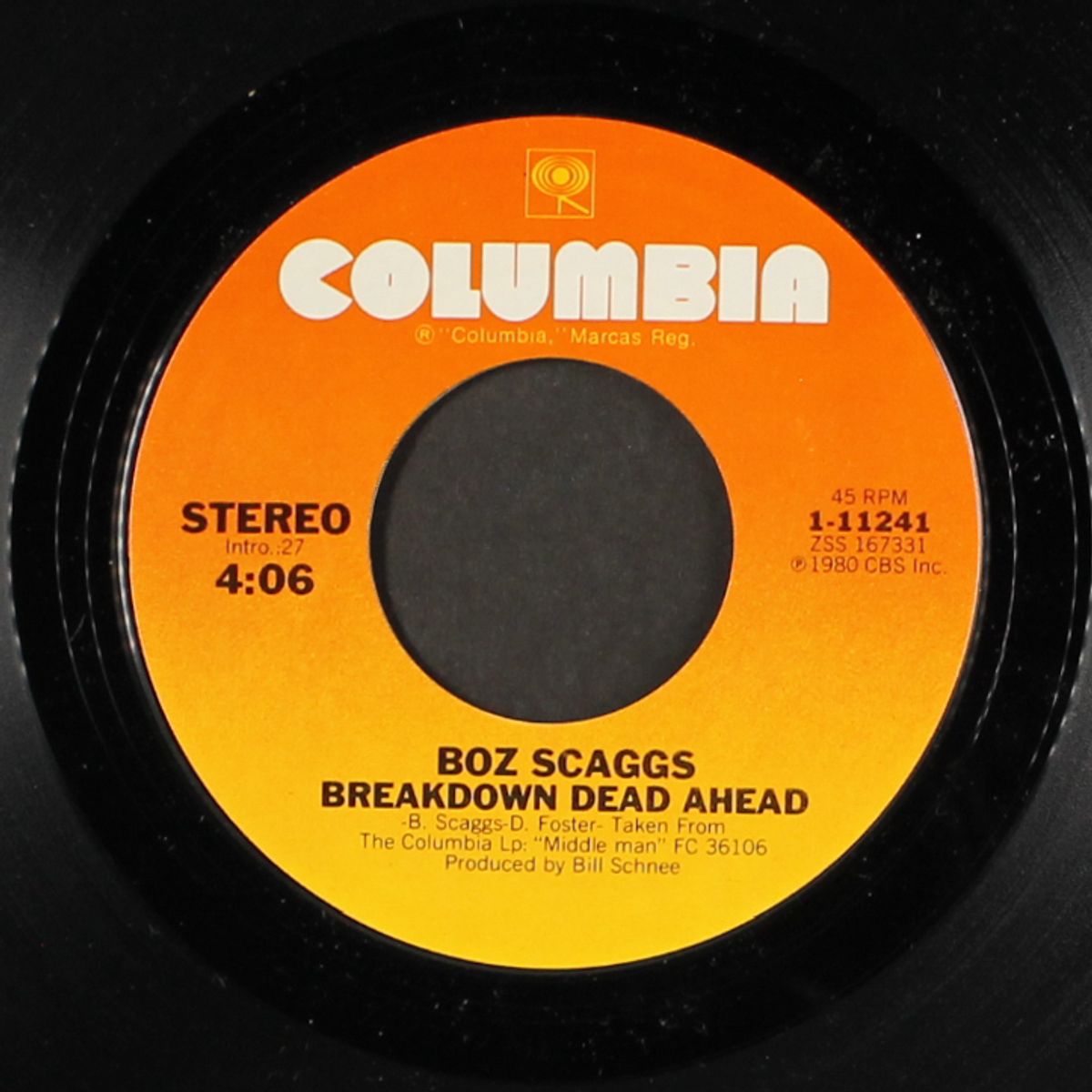 breakdown dead ahead / isn't it time by BOZ SCAGGS