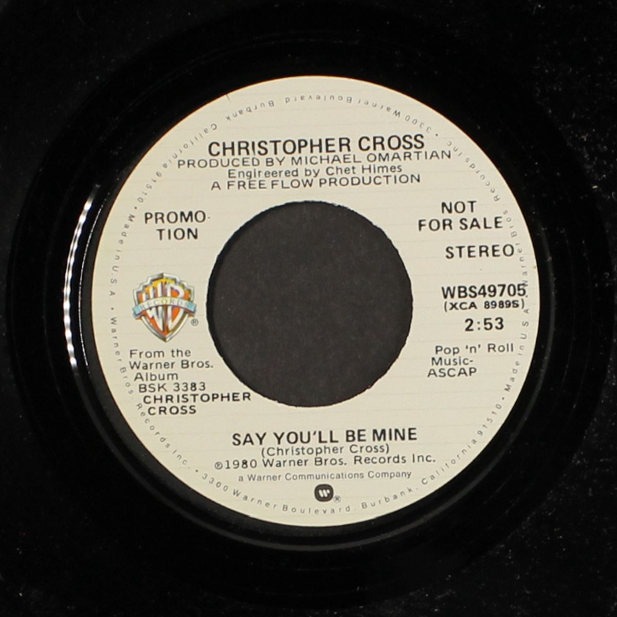 say you'll be mine / mono by CHRISTOPHER CROSS