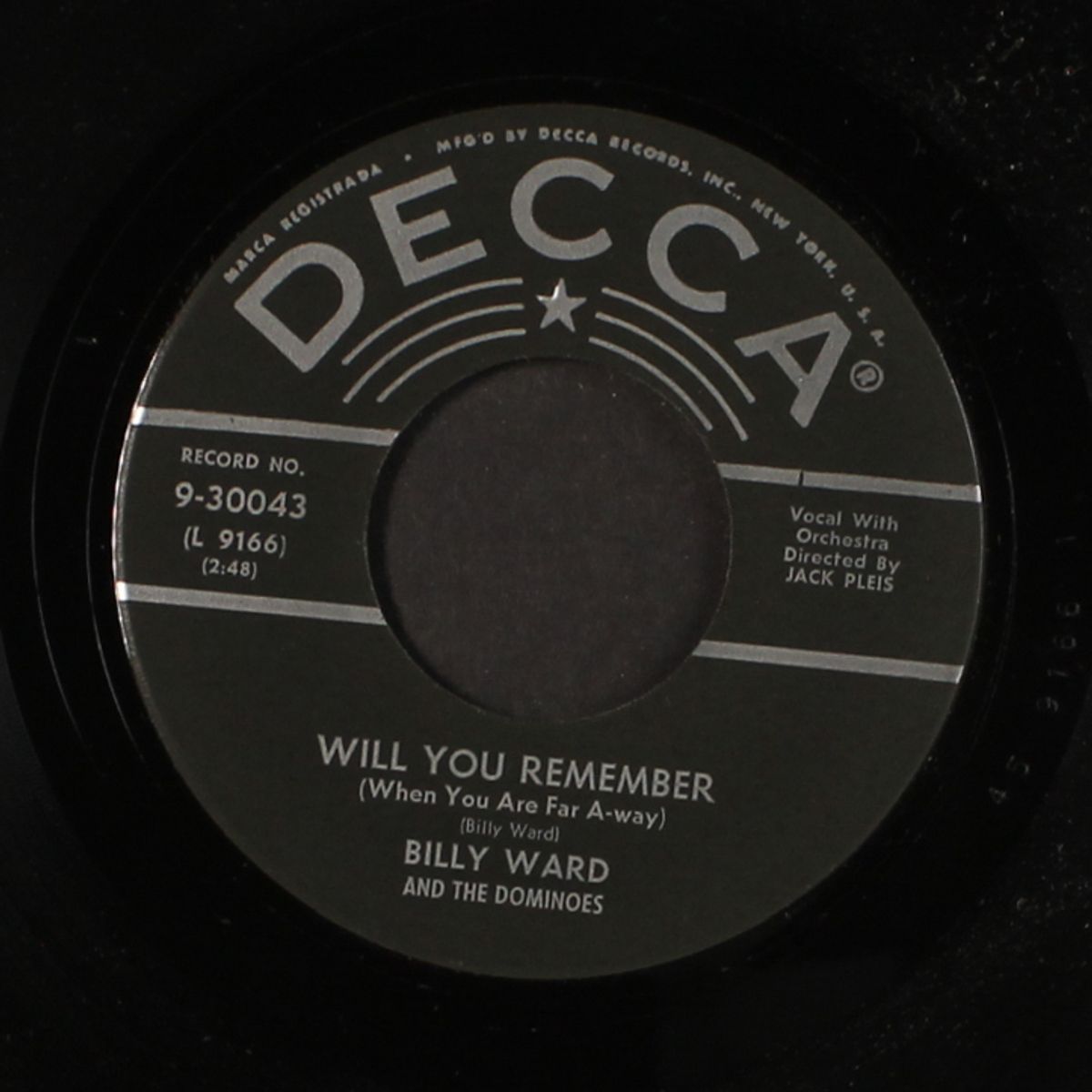 will you remember / come on, snake, let's crawl by BILLY WARD & DOMINOES