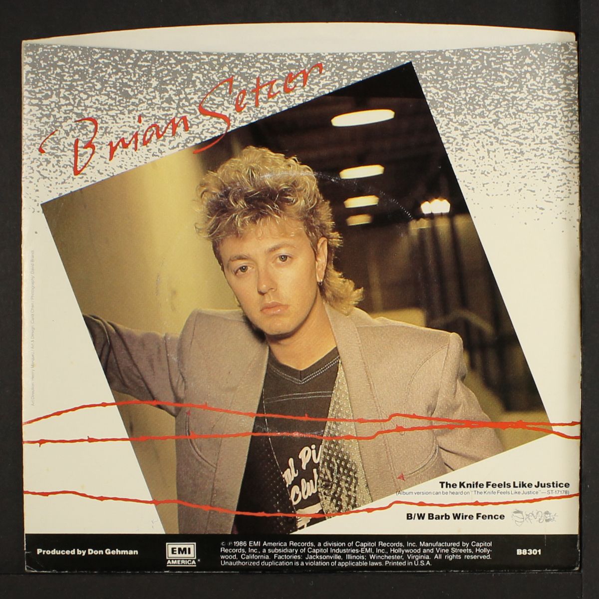 the knife feels like justice / same by BRIAN SETZER