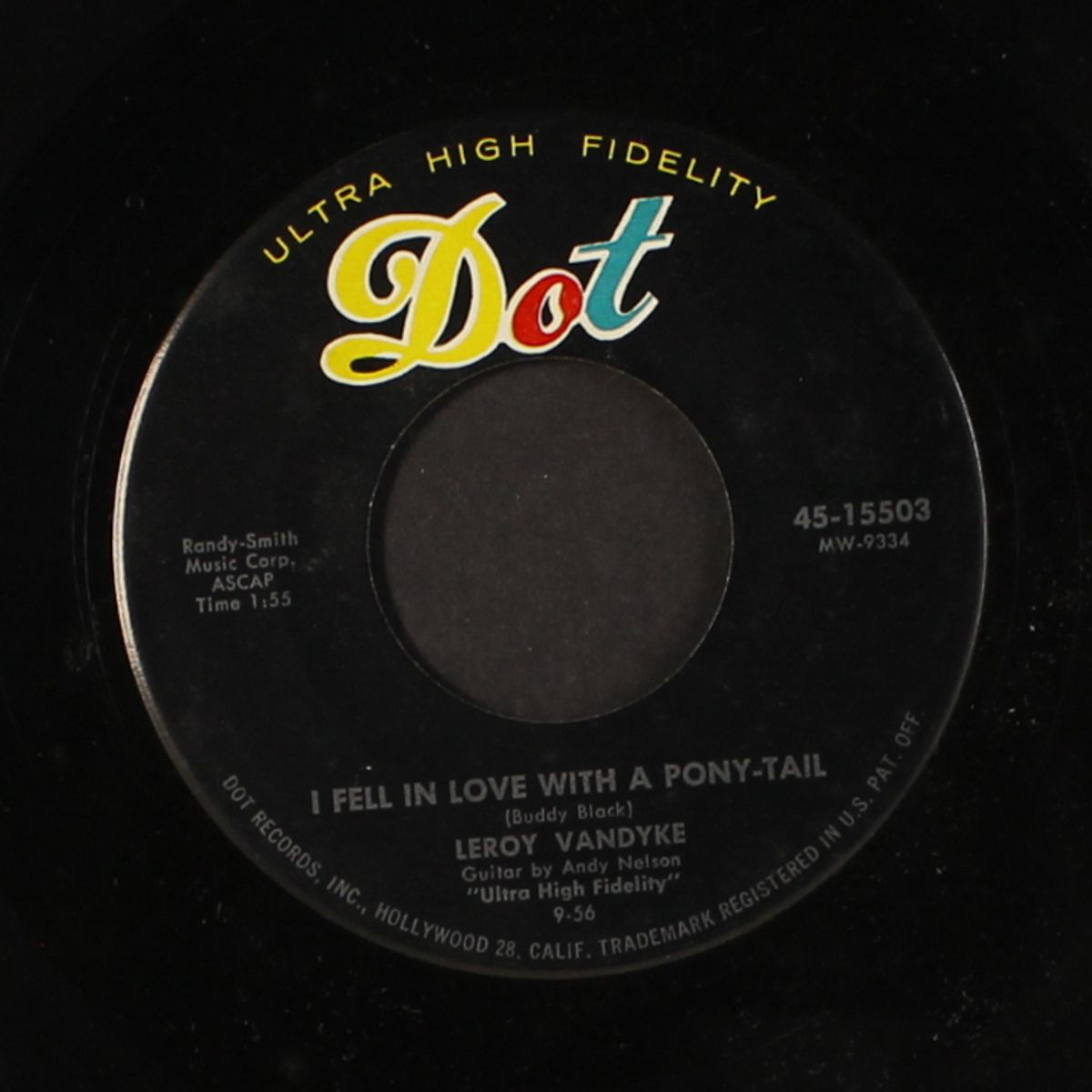 auctioneer / i fell in love with a pony-tail by LEROY VAN DYKE