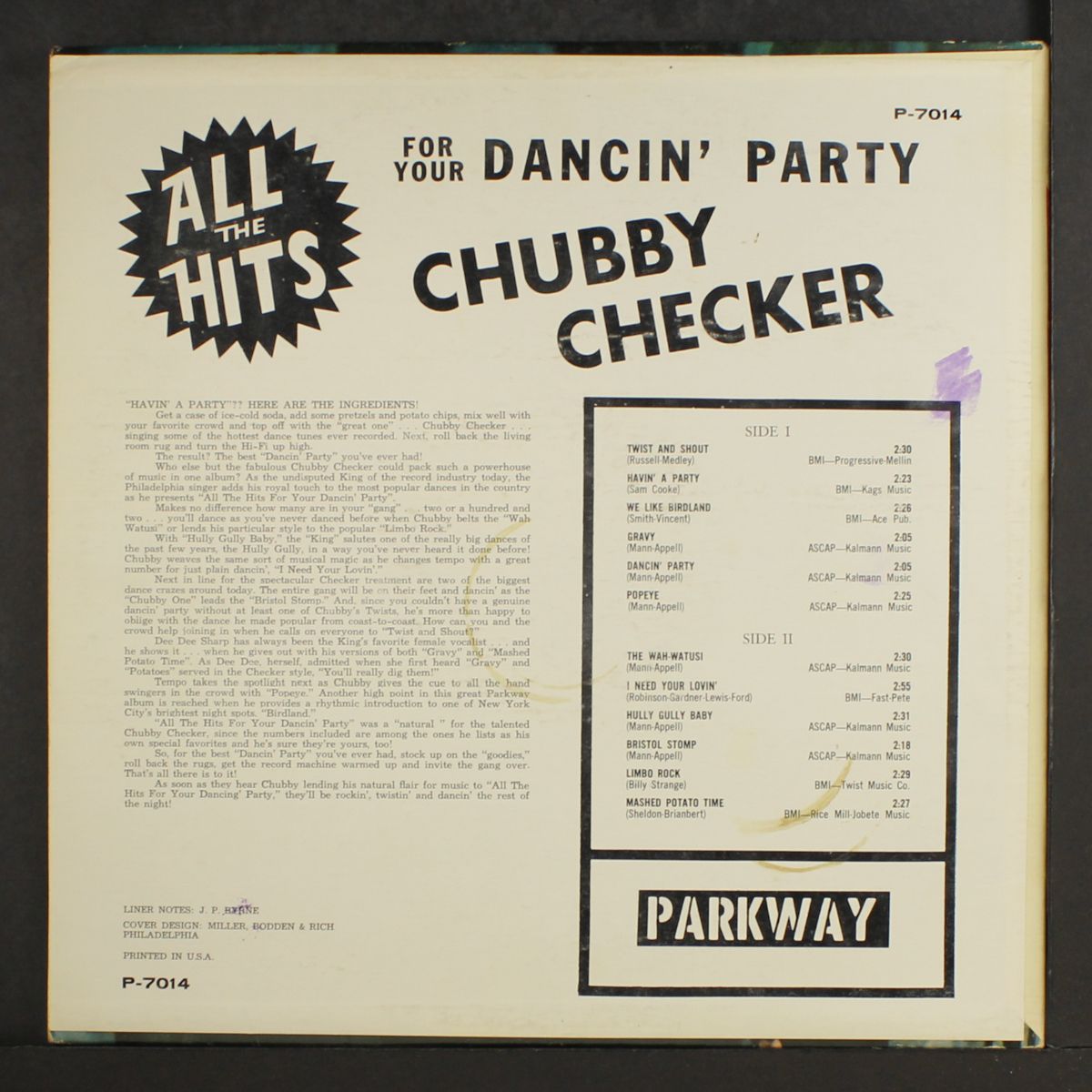 all the hits by CHUBBY CHECKER