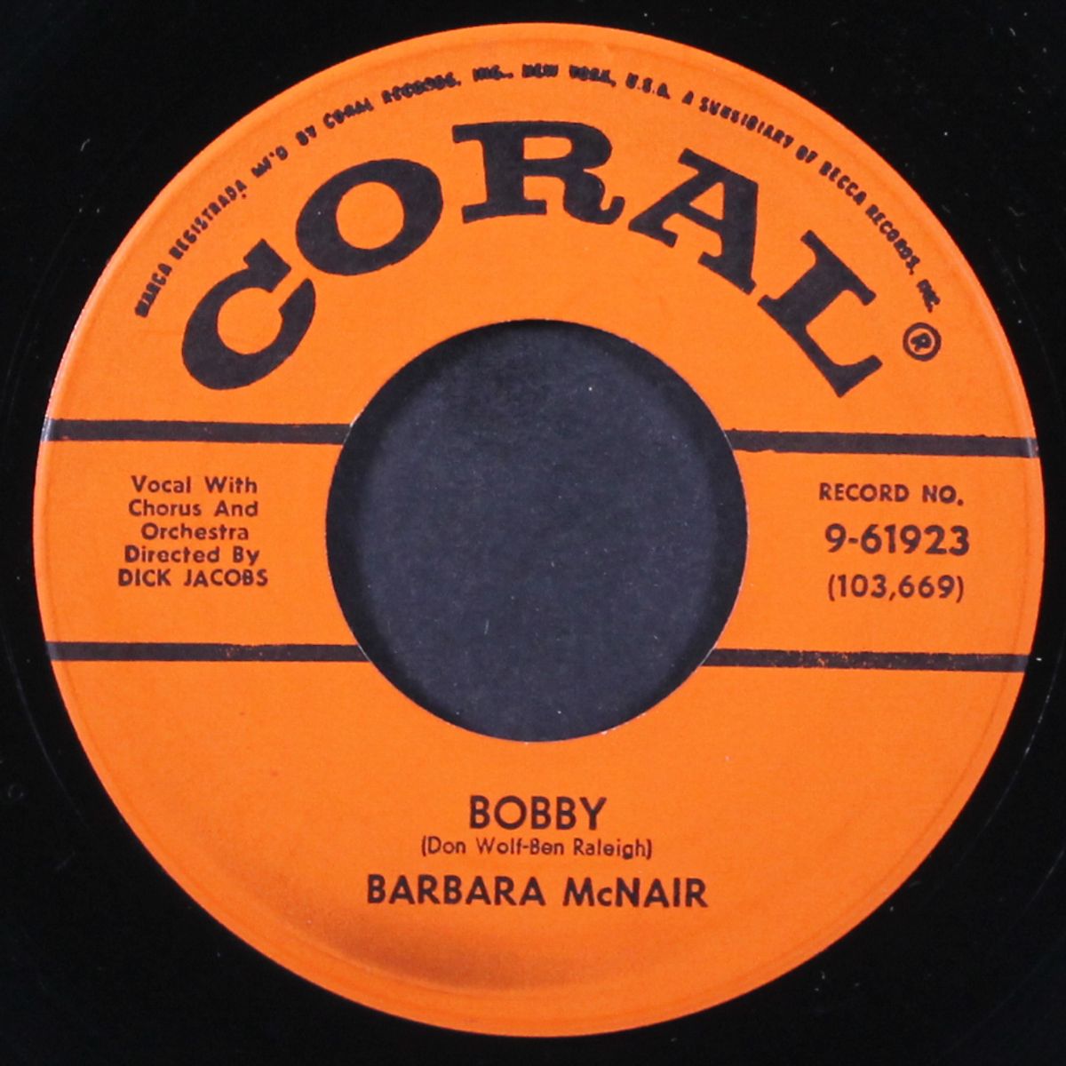 bobby / till there was you by BARBARA MCNAIR