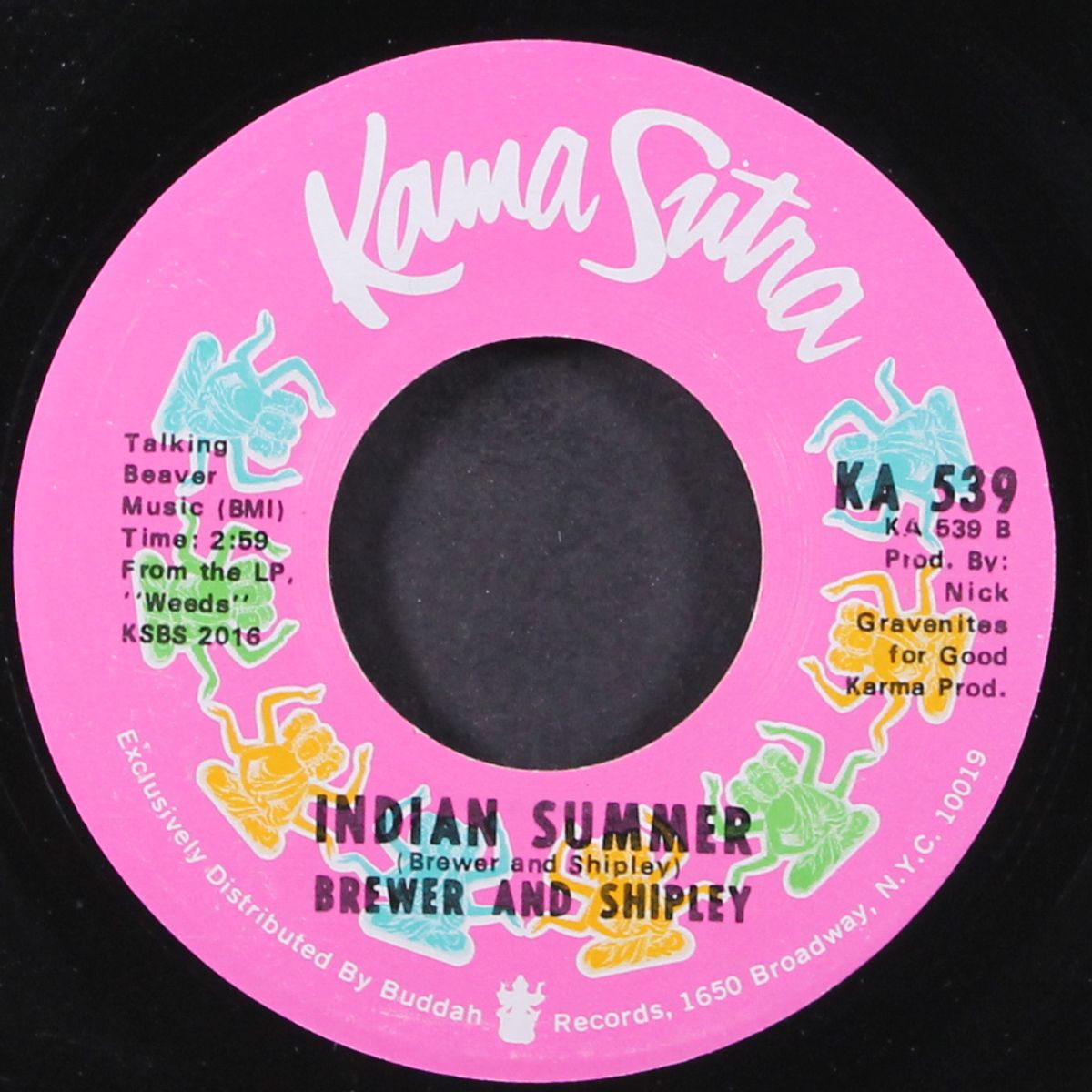 shake off the demon / indian summer by BREWER & SHIPLEY