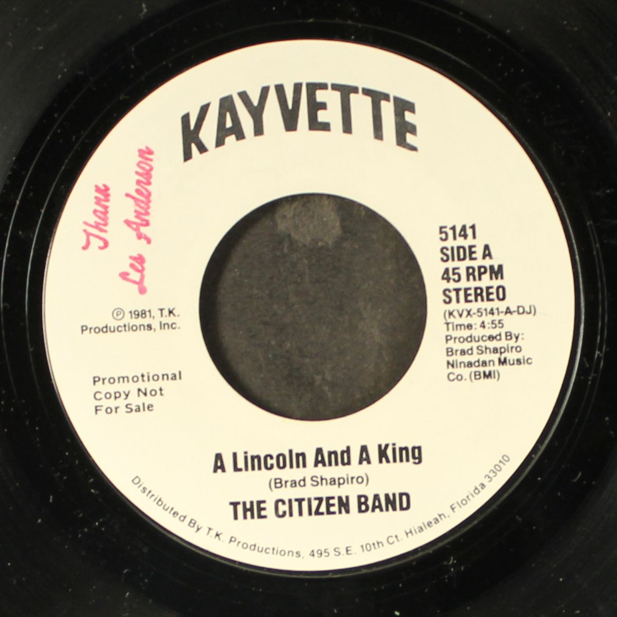 a lincoln and a king by CITIZEN BAND
