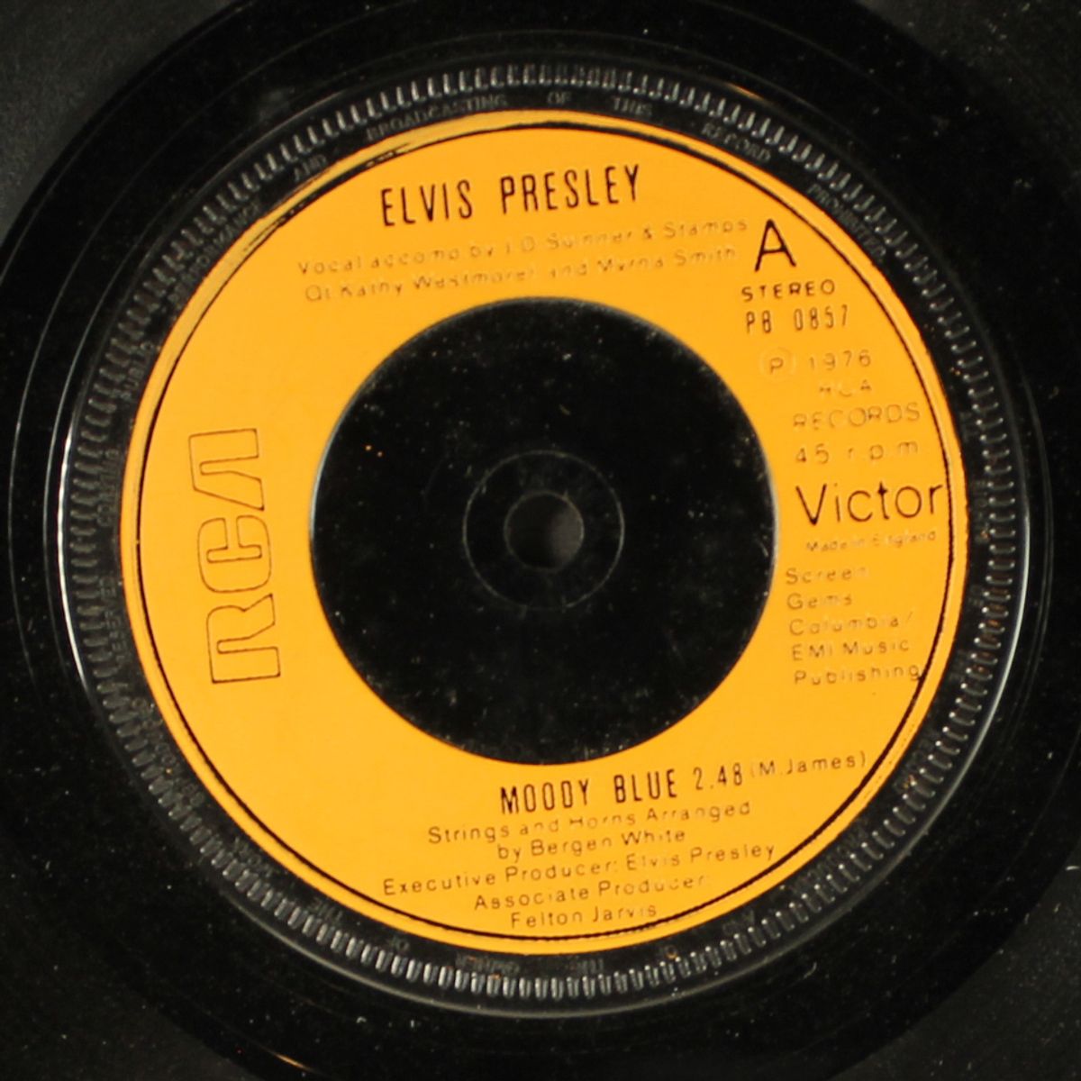 moody blue / she still thinks i care by ELVIS PRESLEY