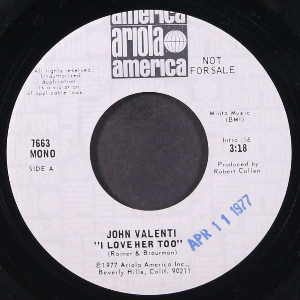 i love her too / mono by JOHN VALENTI