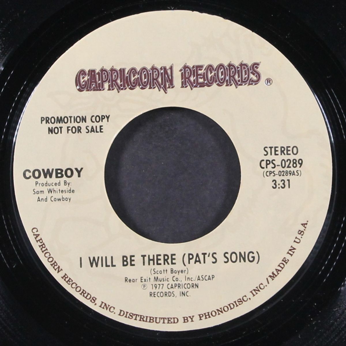 i will be there (pat's song / mono) by COWBOY