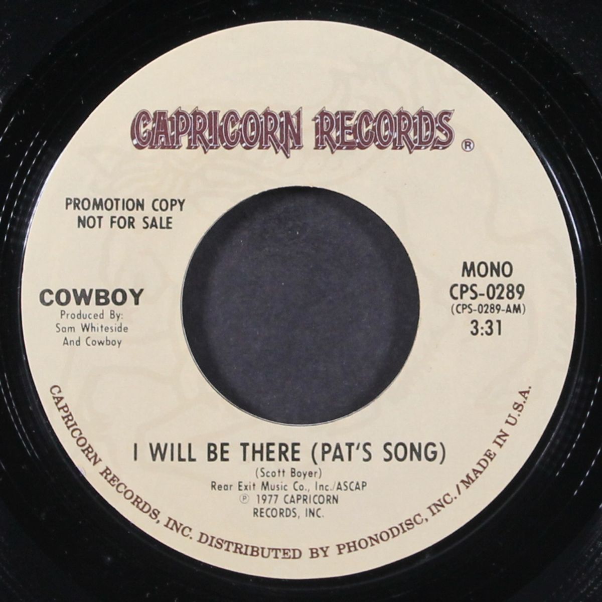 i will be there (pat's song / mono) by COWBOY