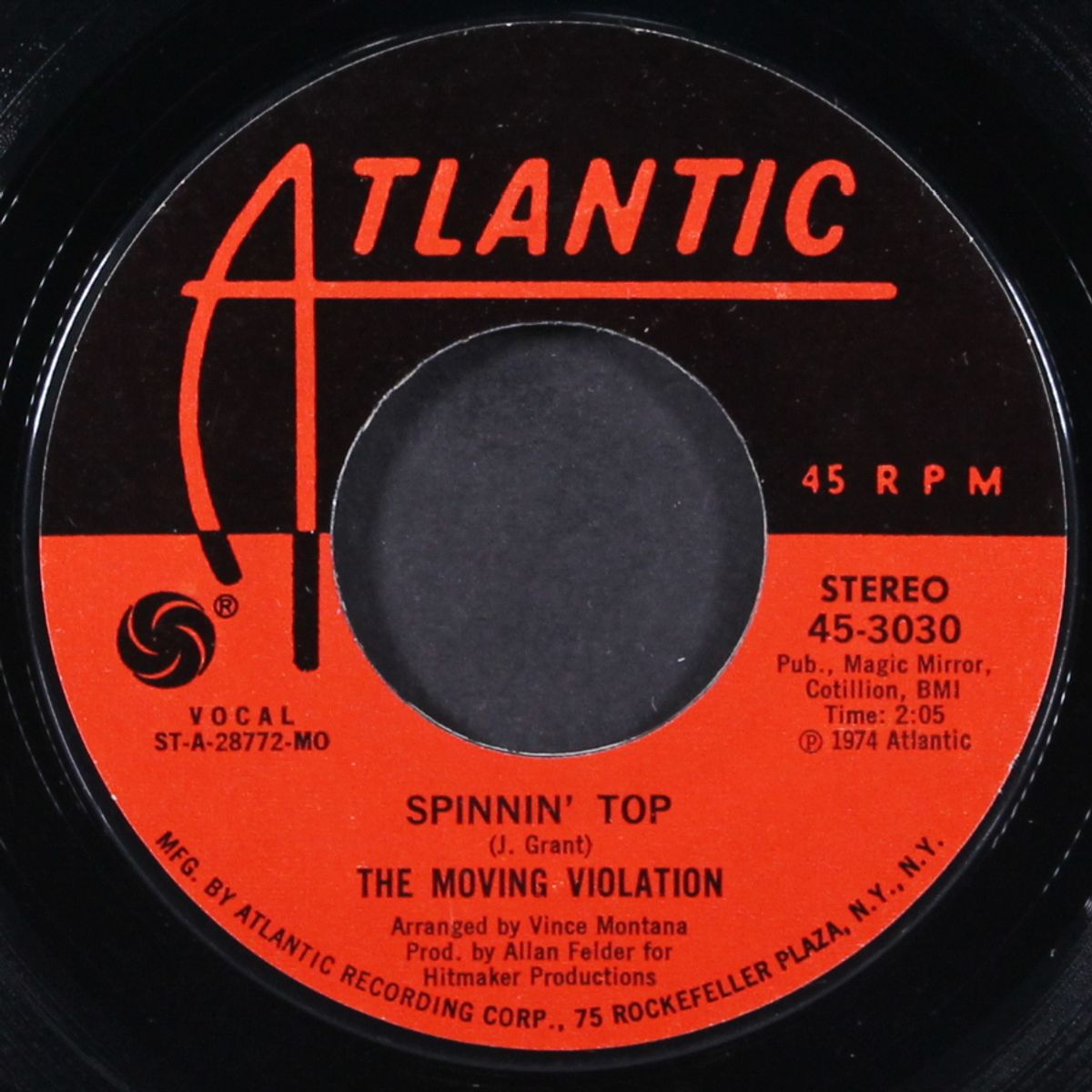 spinnin' top / wild goose chase by MOVING VIOLATION