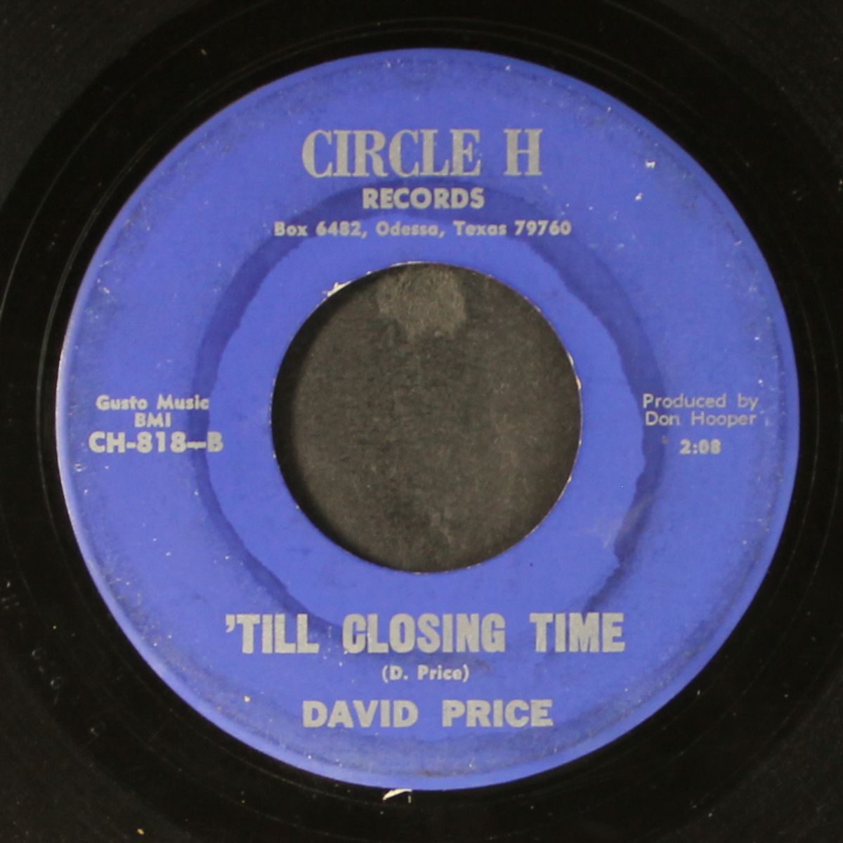 memories of you / 'till closing time by DAVID PRICE