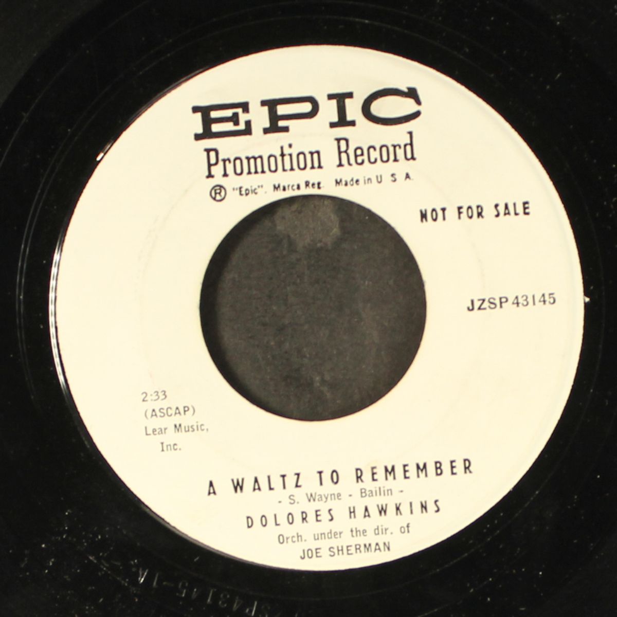 aw shucks baby / a waltz to remember by DOLORES HAWKINS