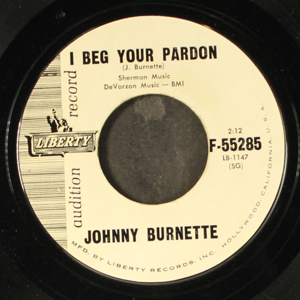 you're sixteen / i beg your pardon by JOHNNY BURNETTE
