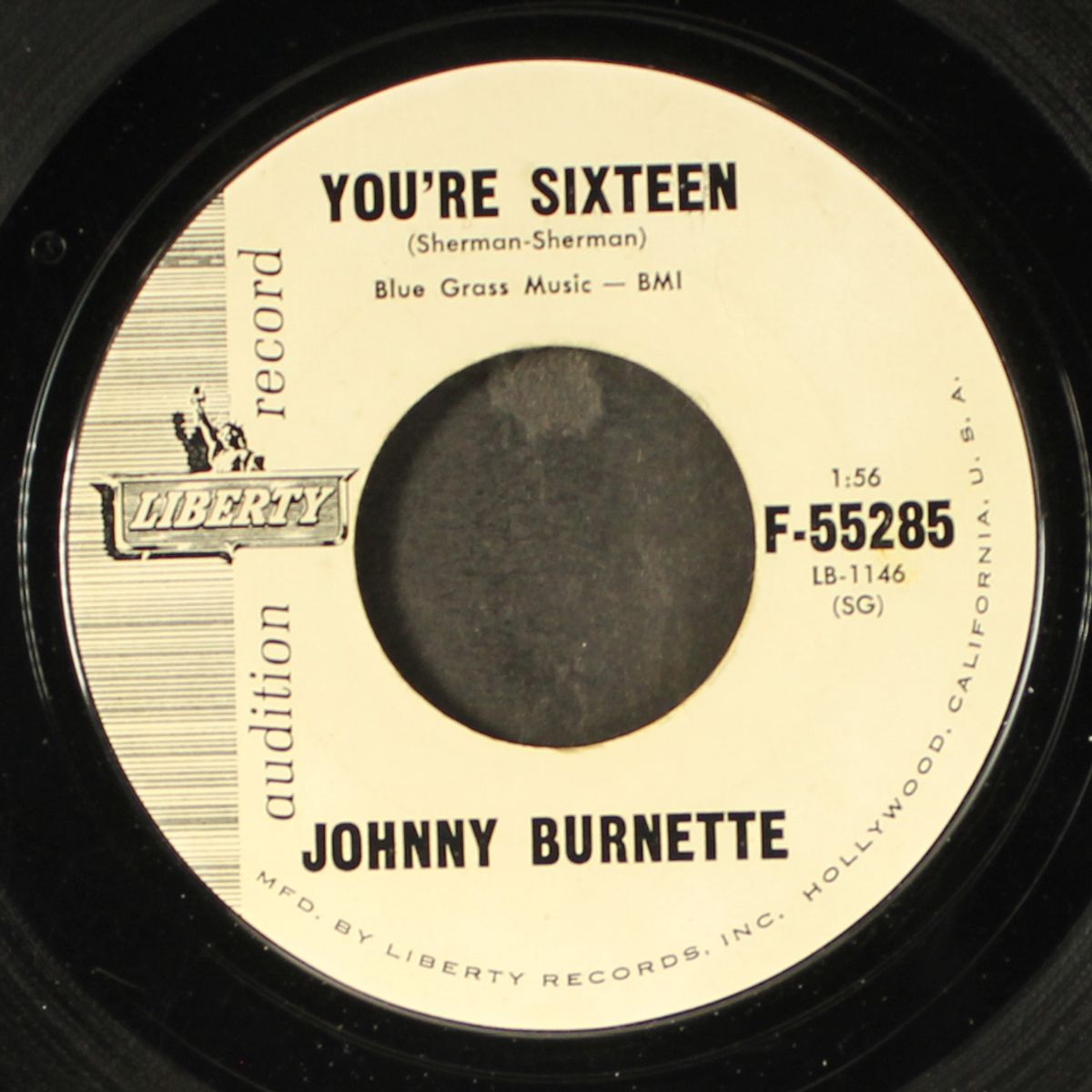 you're sixteen / i beg your pardon by JOHNNY BURNETTE