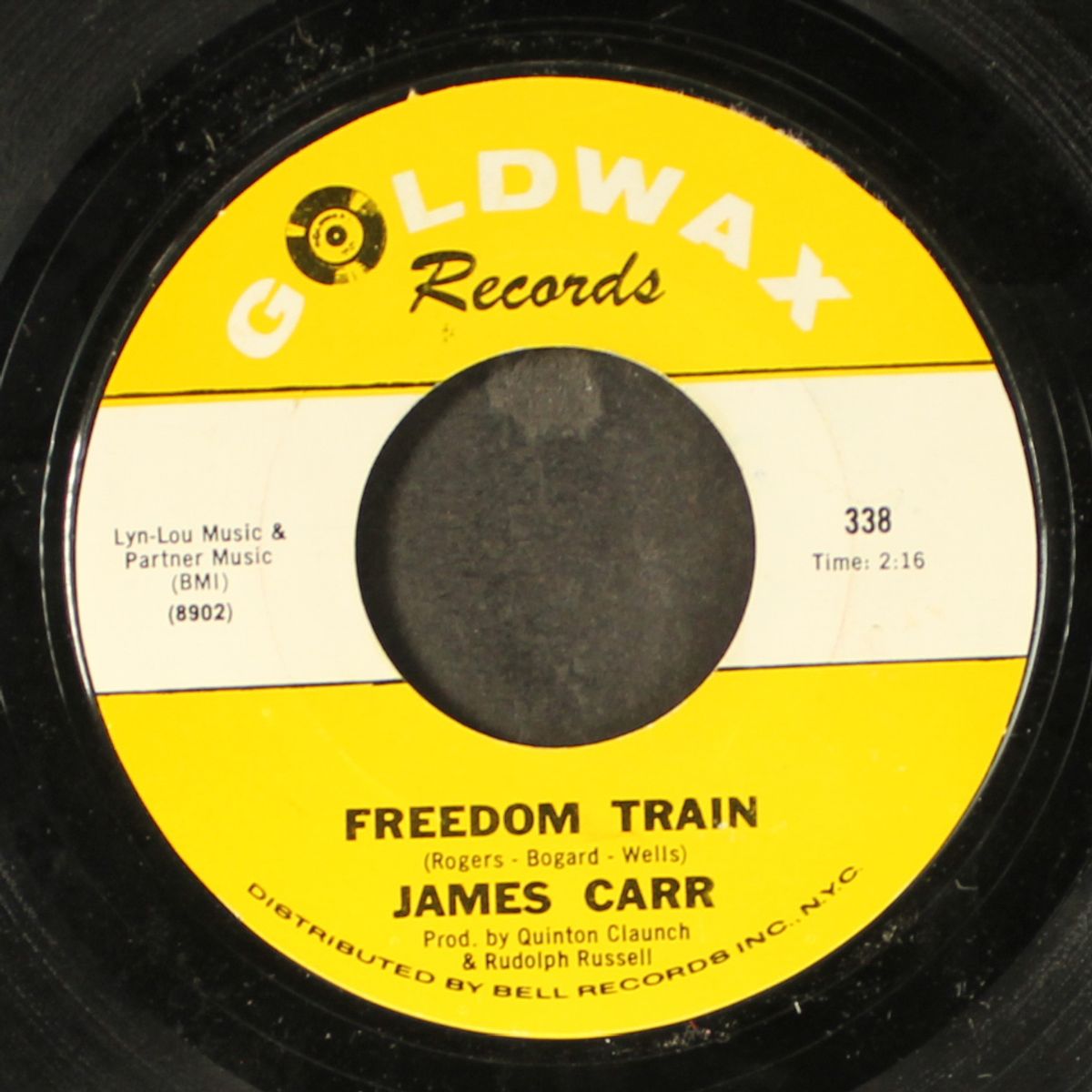 freedom train / that's the way love turned out for me by JAMES CARR