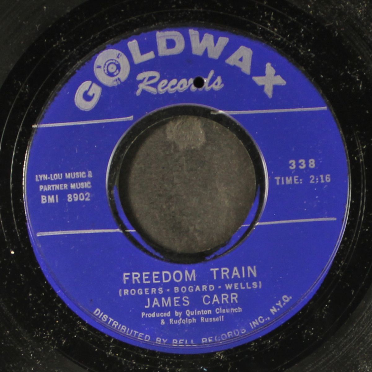 freedom train / that's the way love turned out for me by JAMES CARR