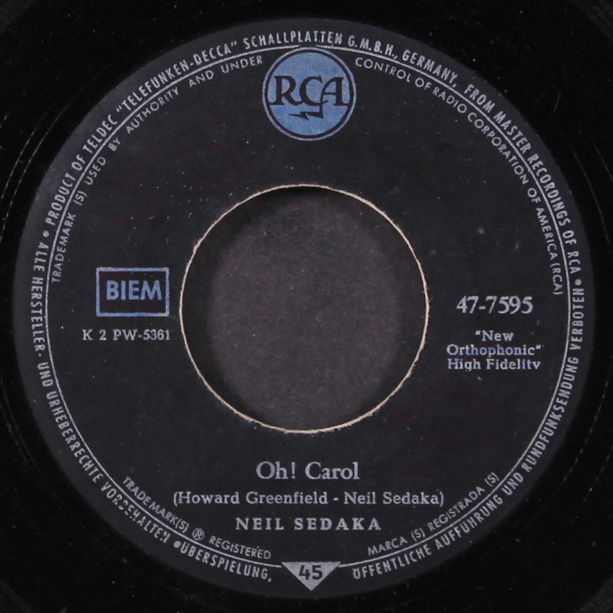 oh carol by NEIL SEDAKA