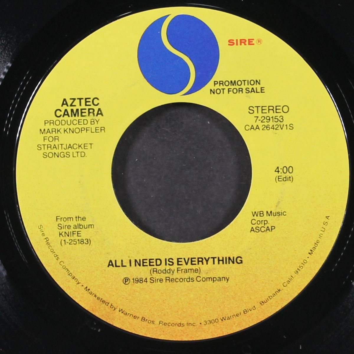 all i need is everything / same by AZTEC CAMERA