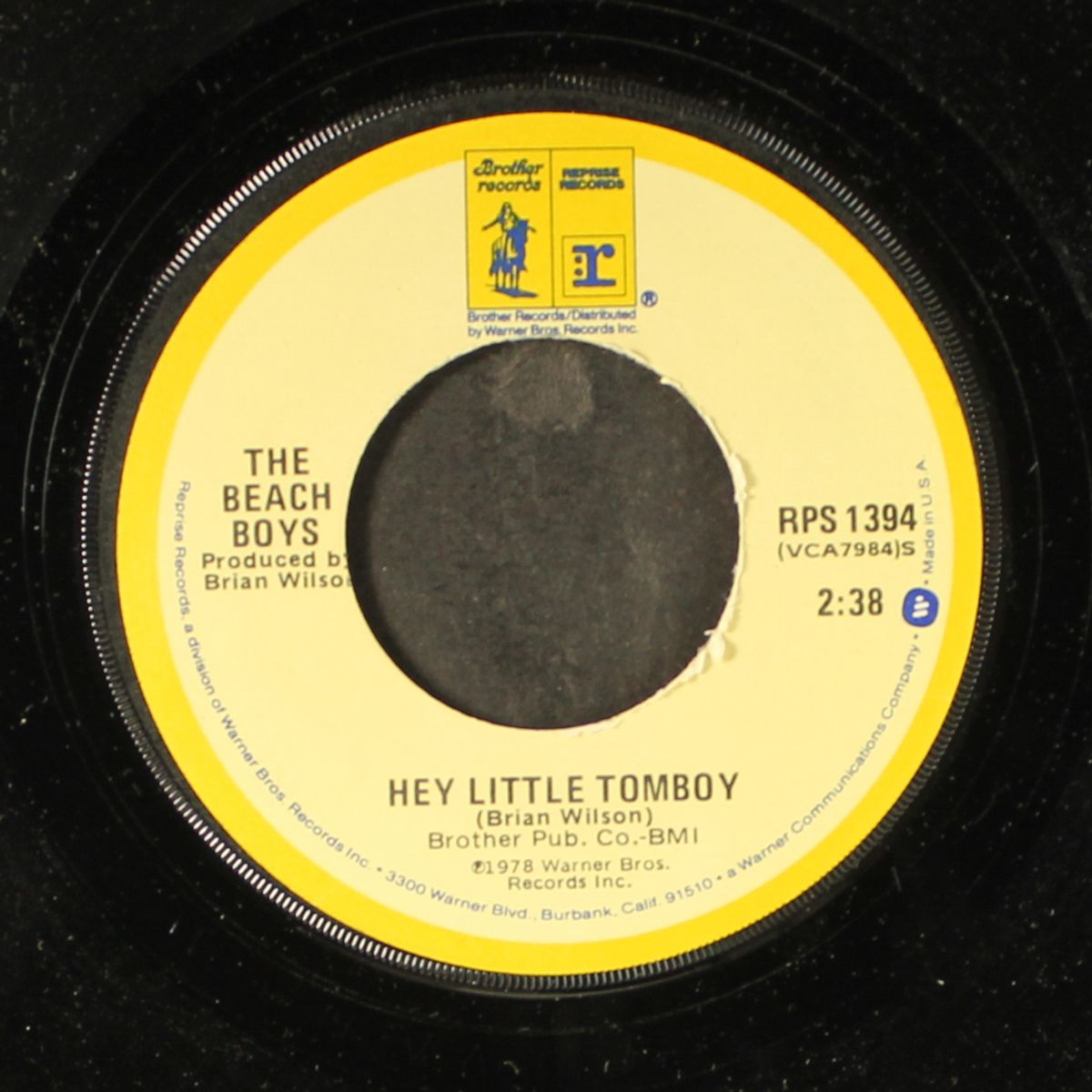 peggy sue / hey little tomboy by BEACH BOYS