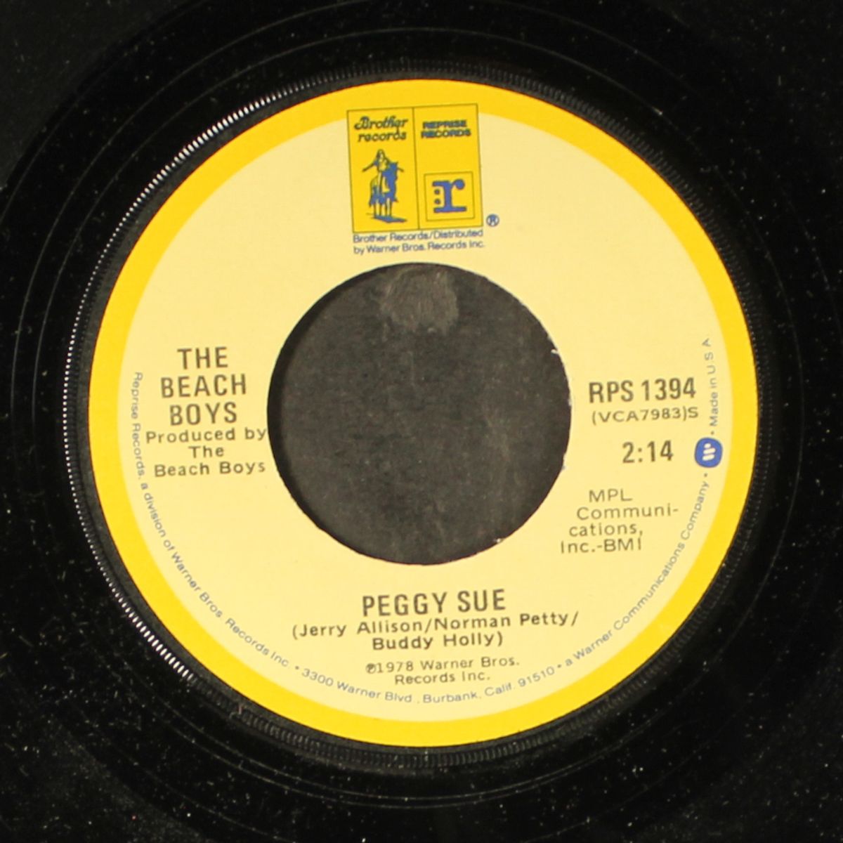 peggy sue / hey little tomboy by BEACH BOYS