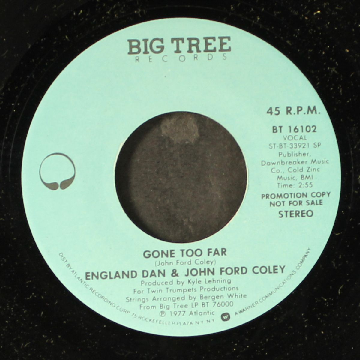 gone too far / same by ENGLAND DAN & JOHN FORD COOLEY