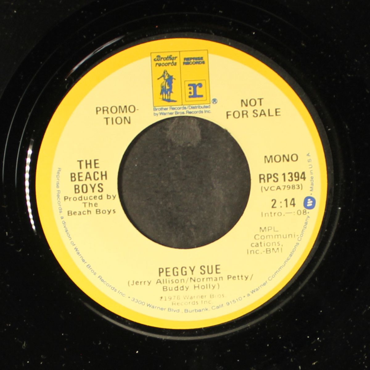 peggy sue / mono by BEACH BOYS