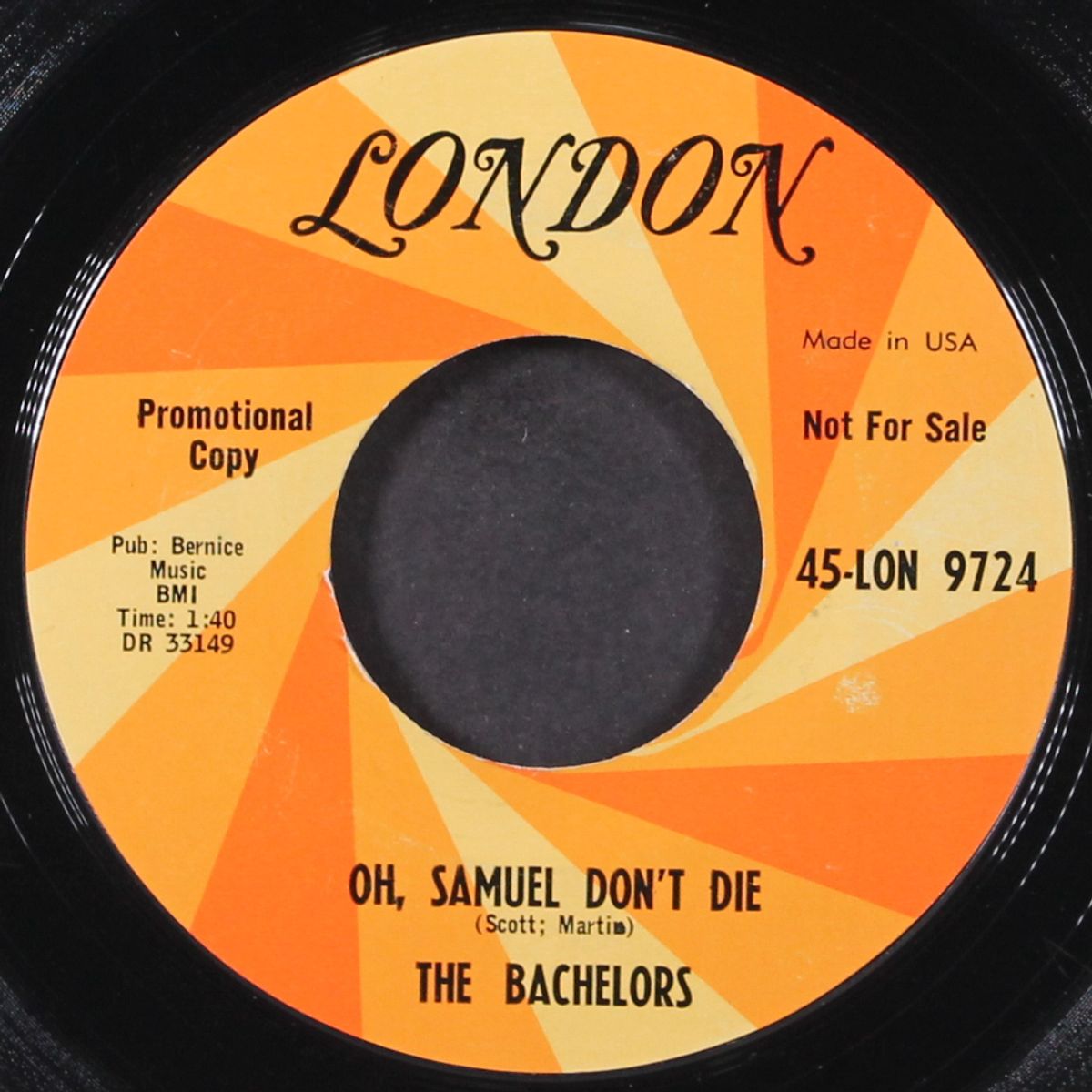 no arms can ever hold you / oh, samuel don't die by BACHELORS