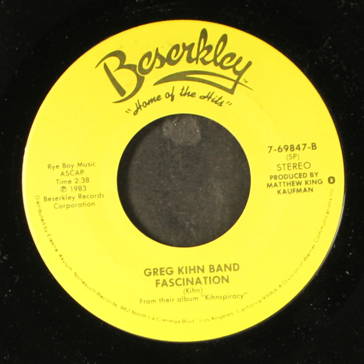 jeopardy / fascination by GREG KIHN BAND