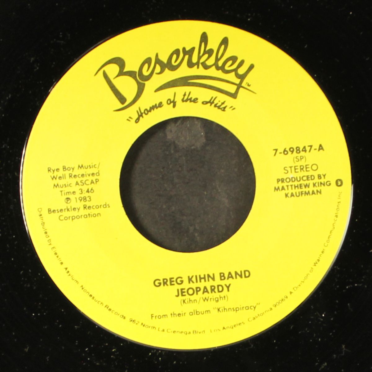 jeopardy / fascination by GREG KIHN BAND