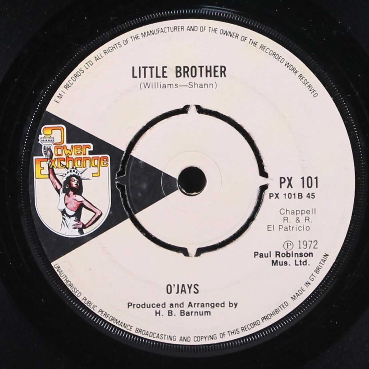 peace / little brother by O'JAYS