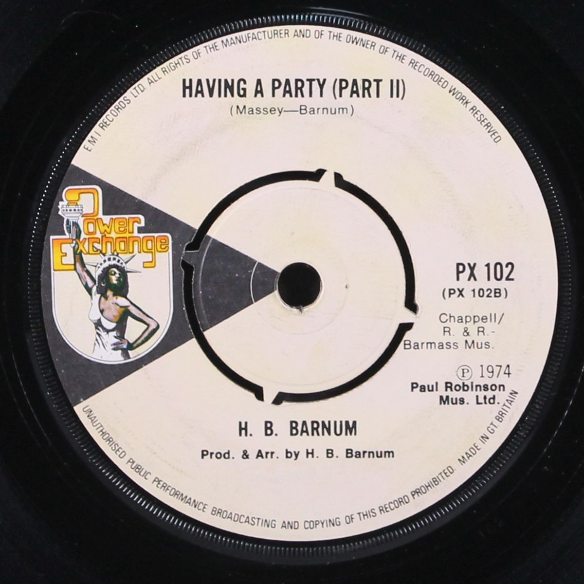 having a party (pt.1 / same (pt.2)) by H.B. BARNUM