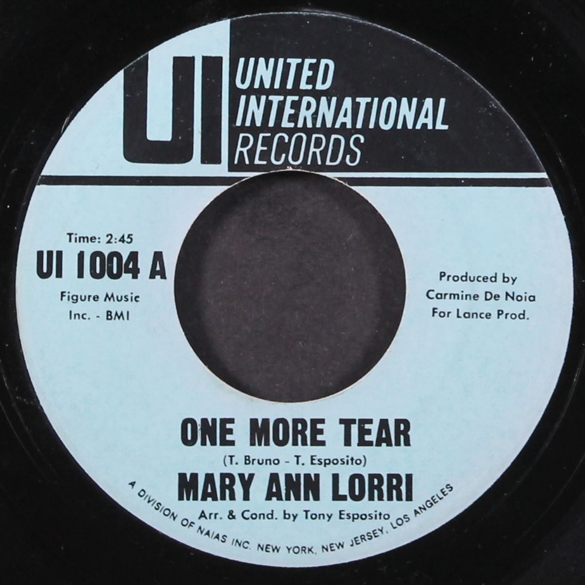 i wanna thank you / one more tear by MARY ANN LORRI