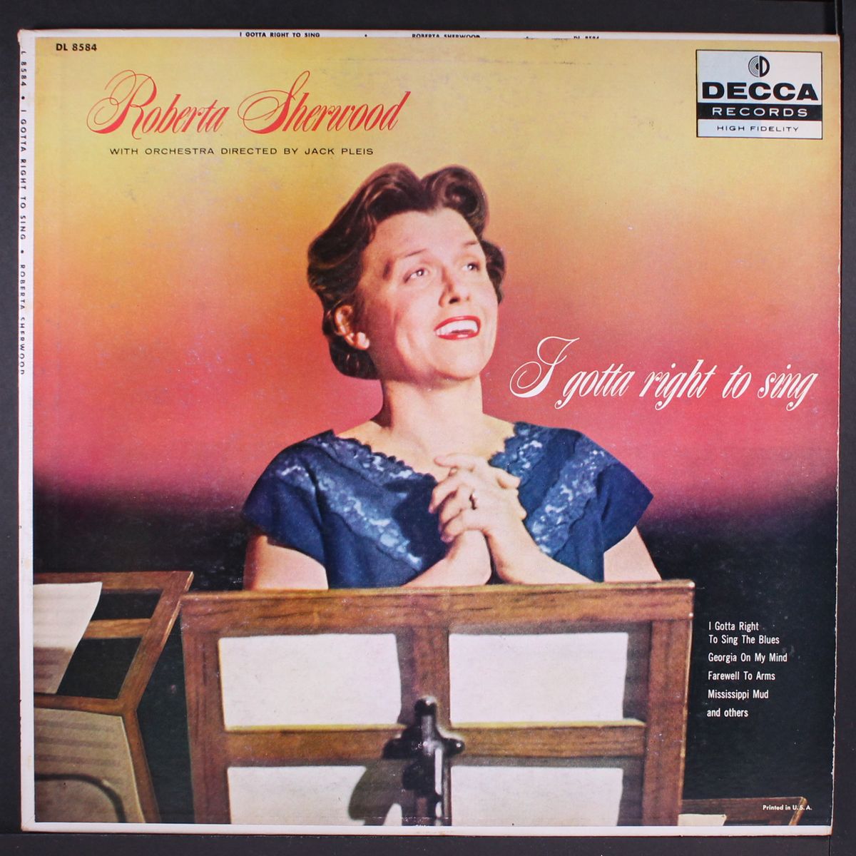 i gotta right to sing by ROBERTA SHERWOOD