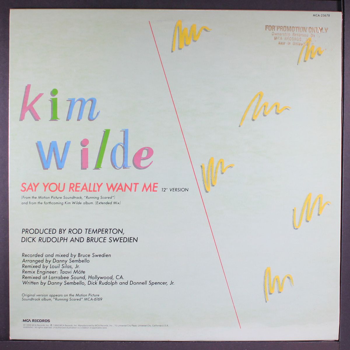 say you really want me by KIM WILDE