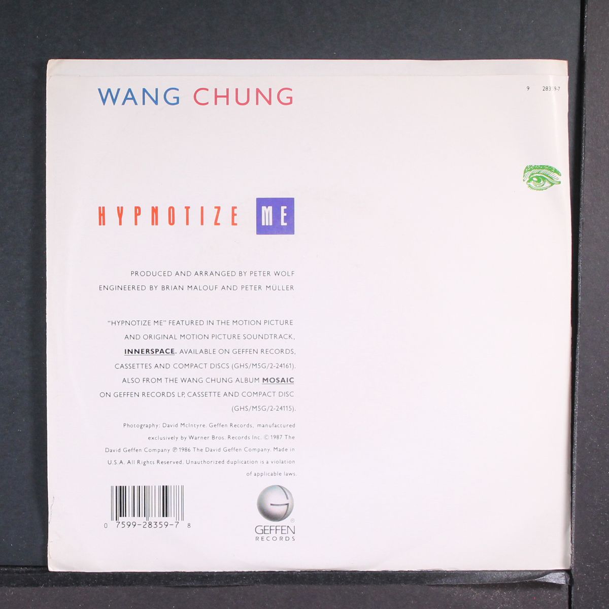 hypnotize me / same by WANG CHUNG