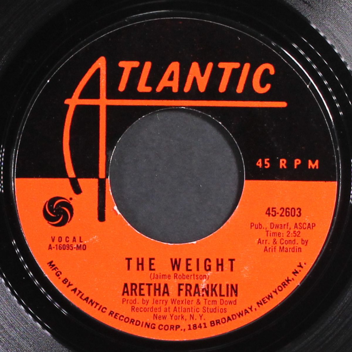 tracks of my tears / the weight by ARETHA FRANKLIN