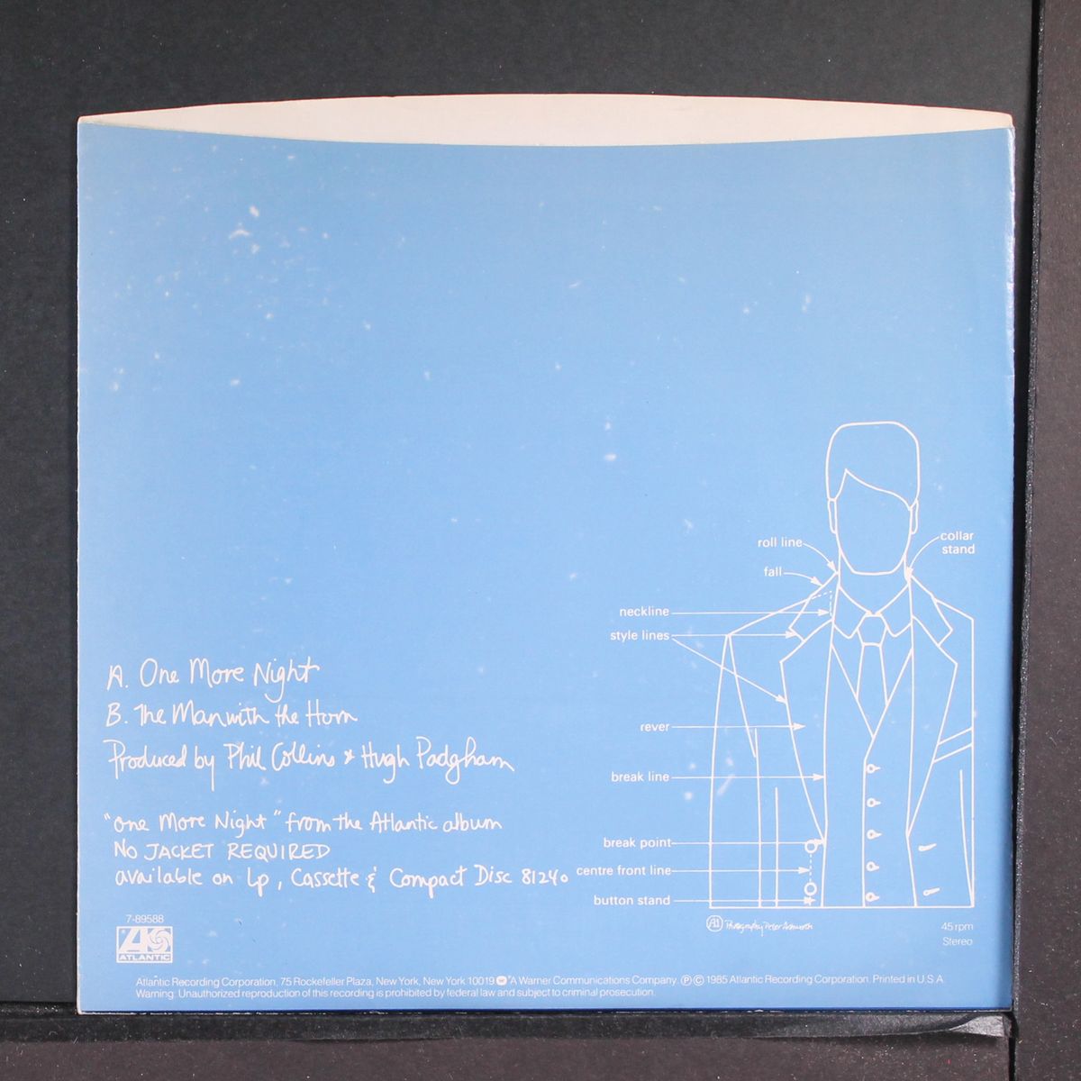 one more night / the man with the horn by PHIL COLLINS
