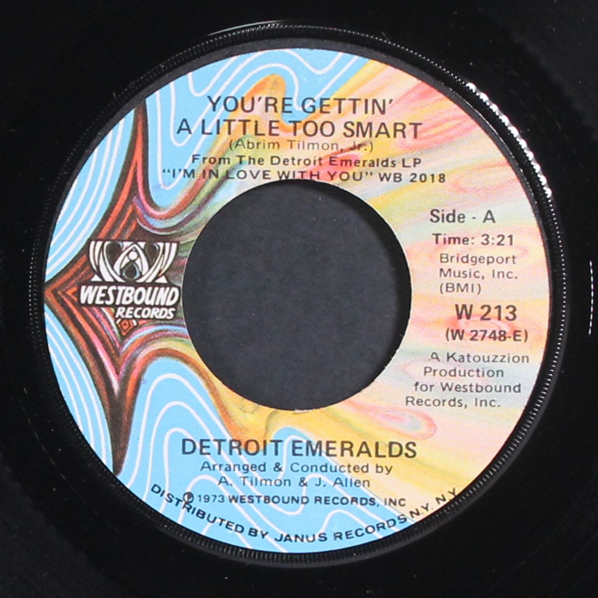 you're gettin' a little too smart / heaven couldn't be like this by DETROIT EMERALDS