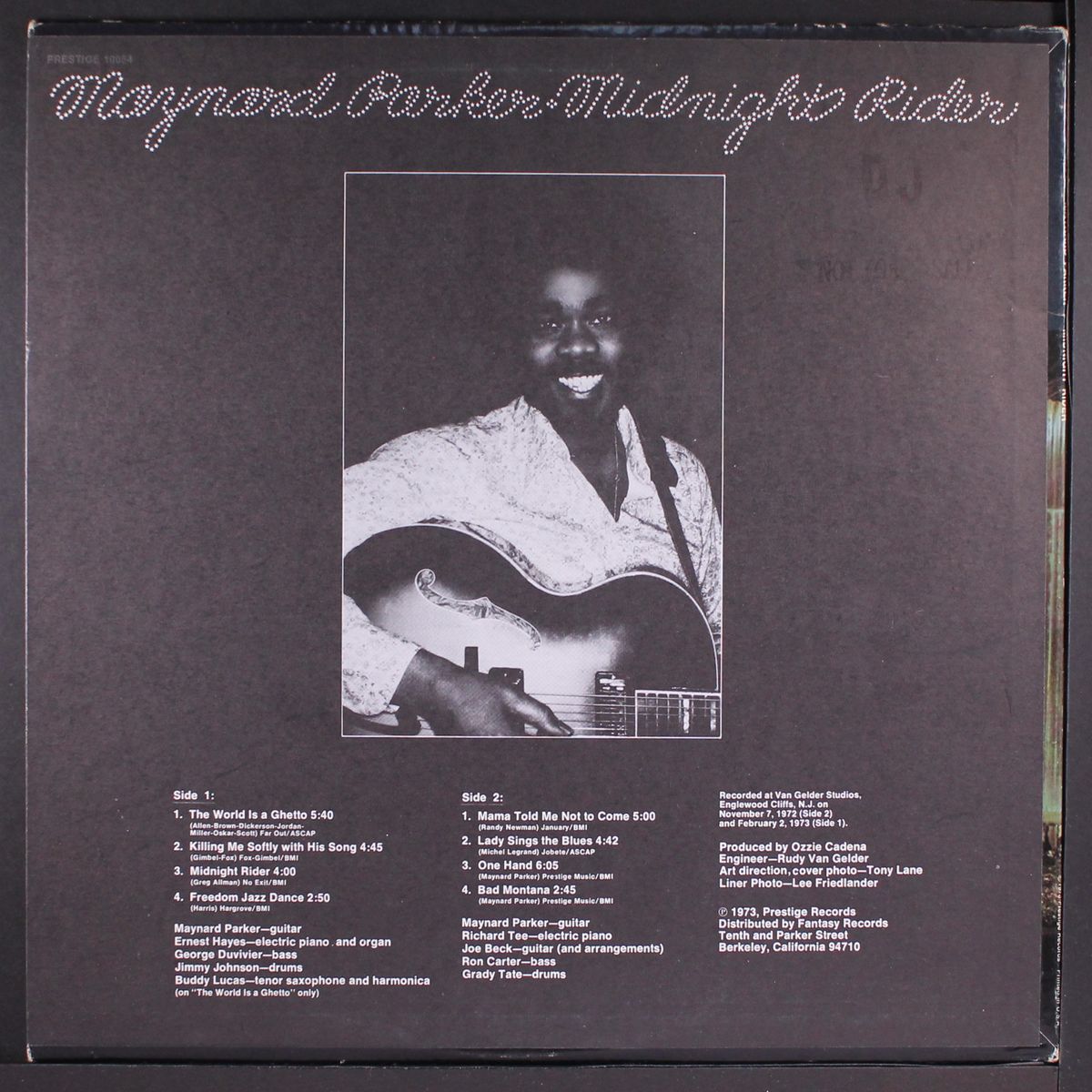 midnight rider by MAYNARD PARKER