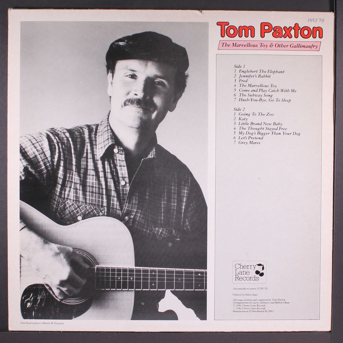 the marvellous toy & other gallimaufry by TOM PAXTON