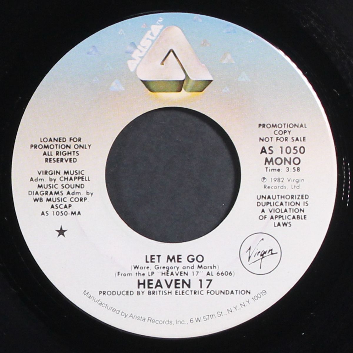 let me go by HEAVEN 17