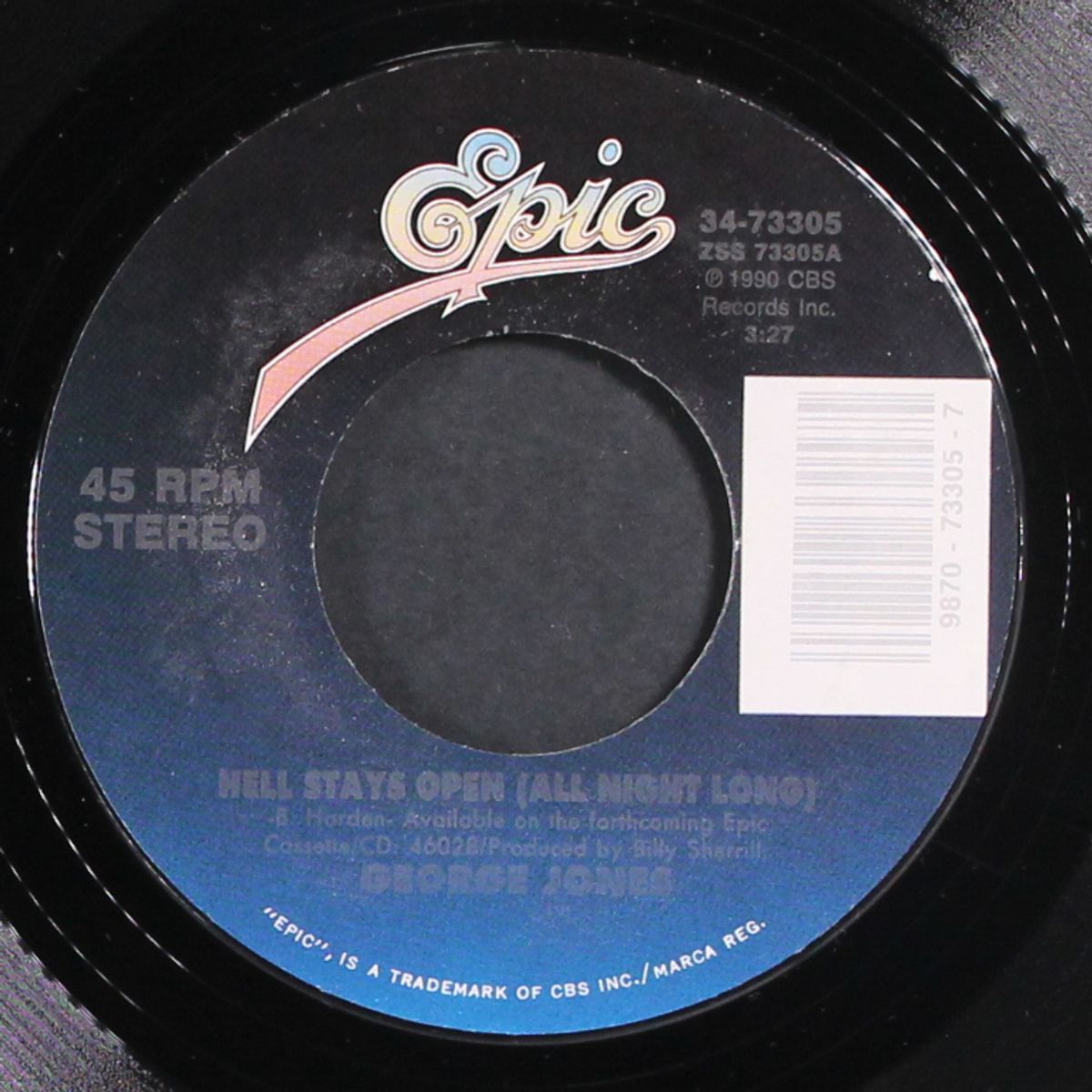 hell stays open by GEORGE JONES