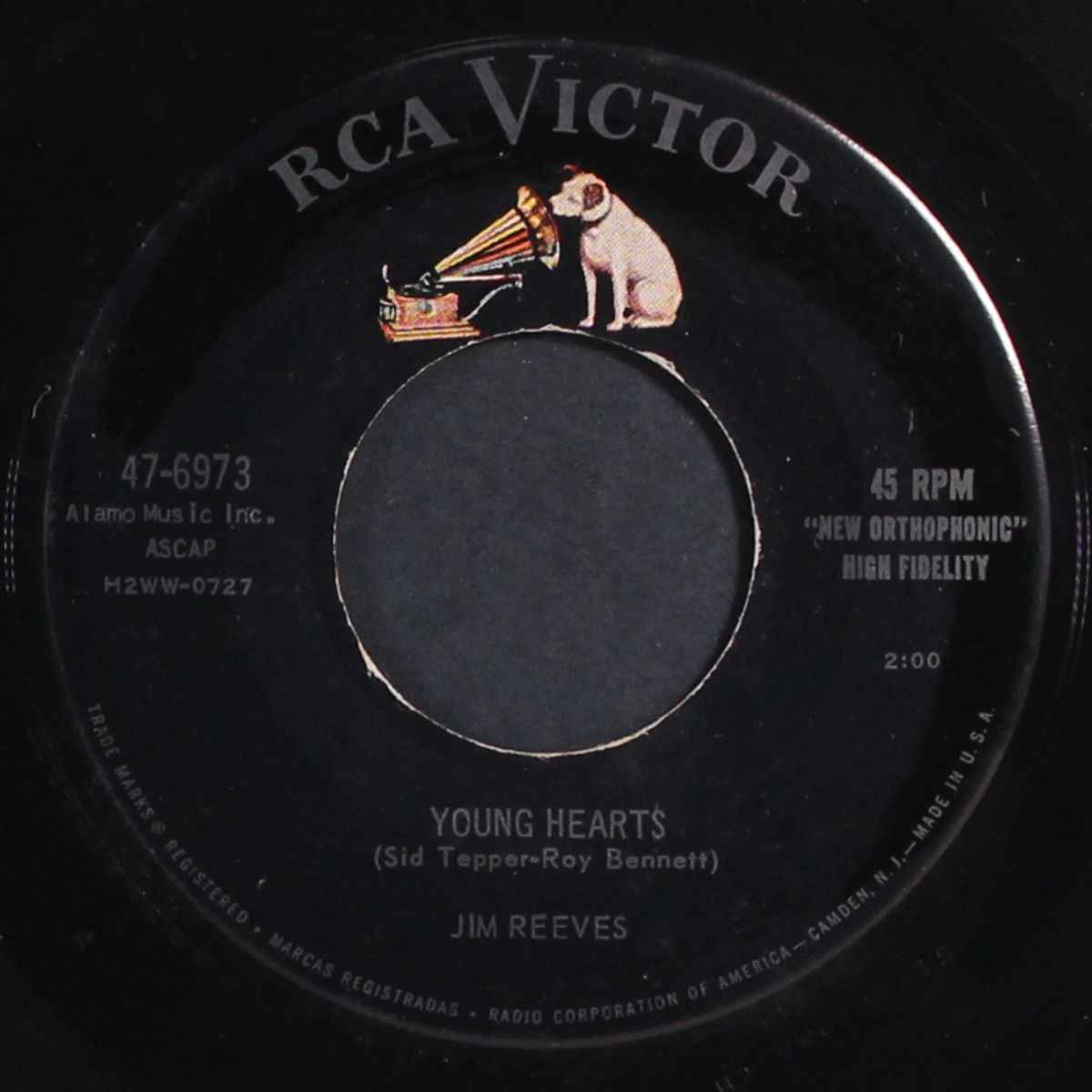 young hearts by JIM REEVES