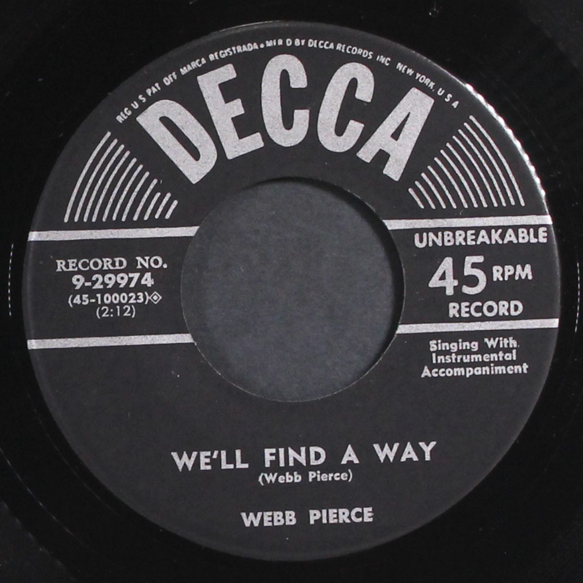 any old time by WEBB PIERCE