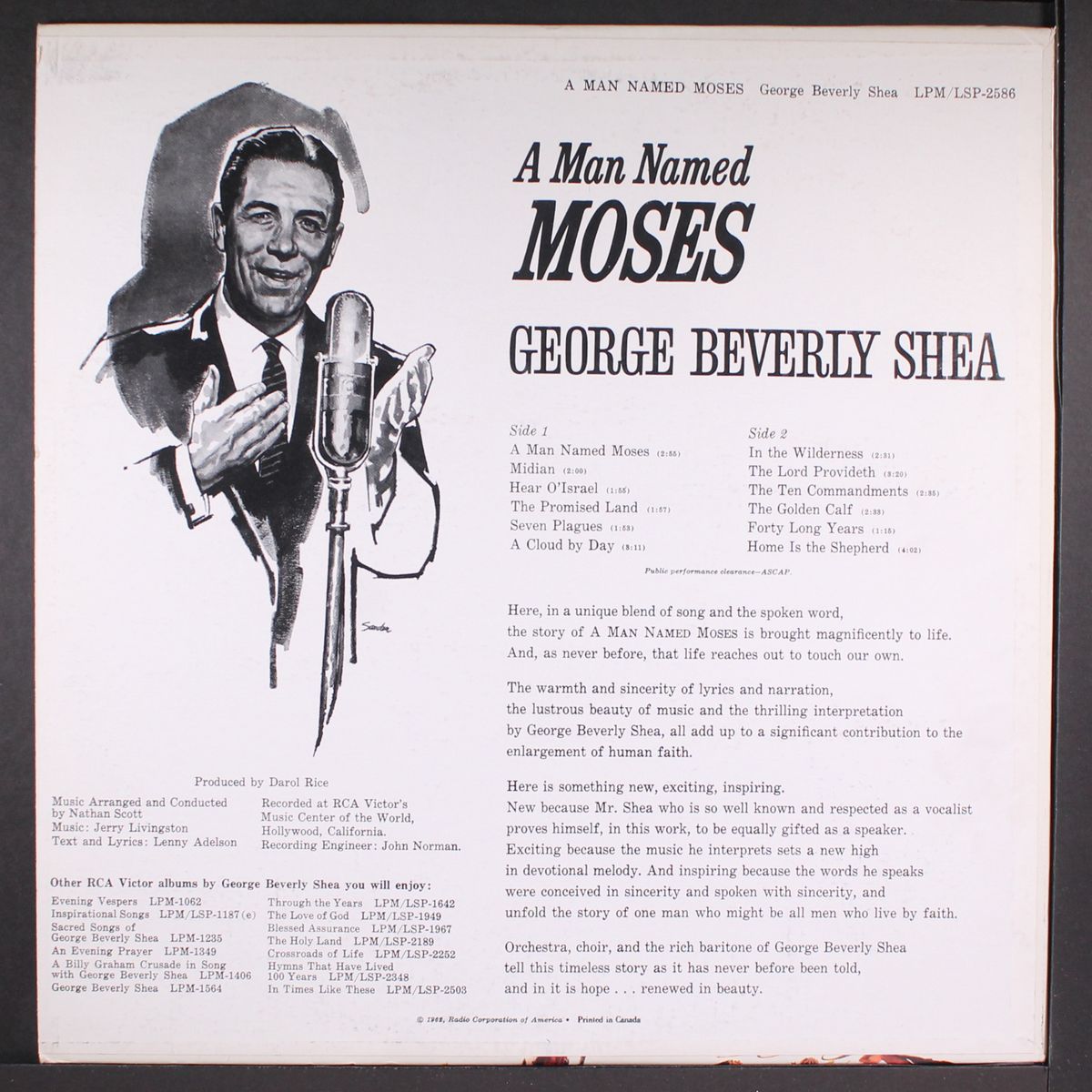 a man named moses by GEORGE BEVERLY SHEA