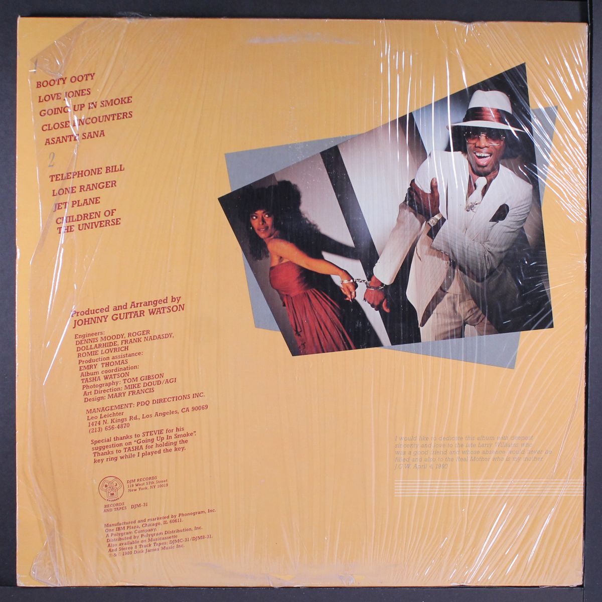 love jones by JOHNNY GUITAR WATSON