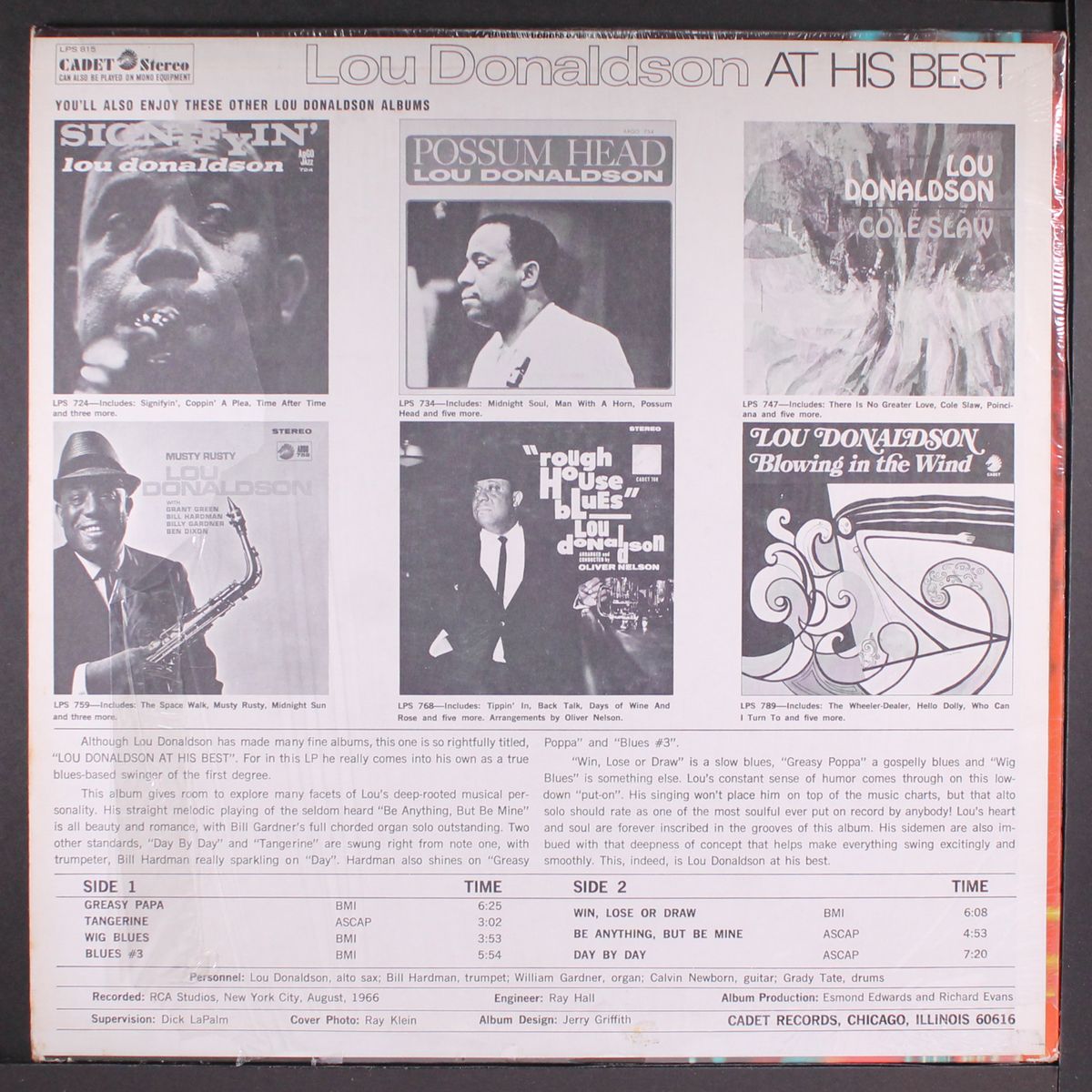lou donaldson at his best by LOU DONALDSON