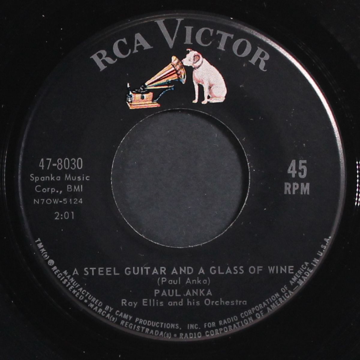 a steel guitar and a glass of wine by PAUL ANKA
