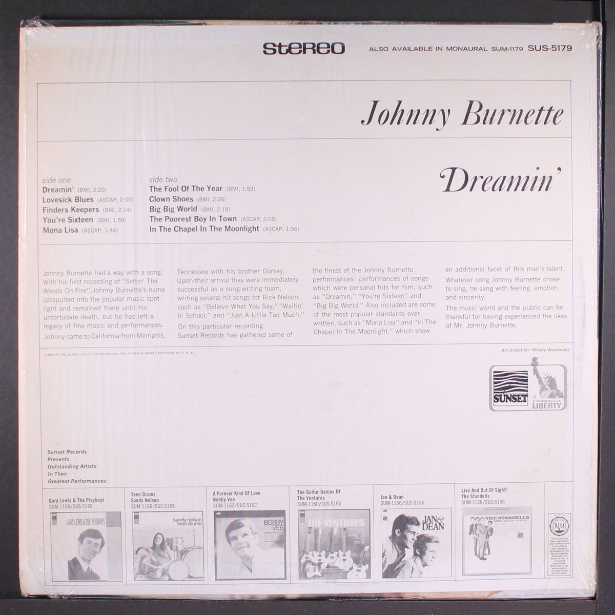 dreamin' by JOHNNY BURNETTE